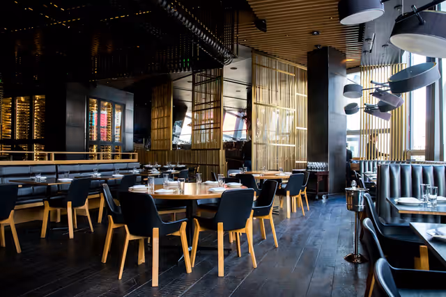 Interno sala ristorante premium