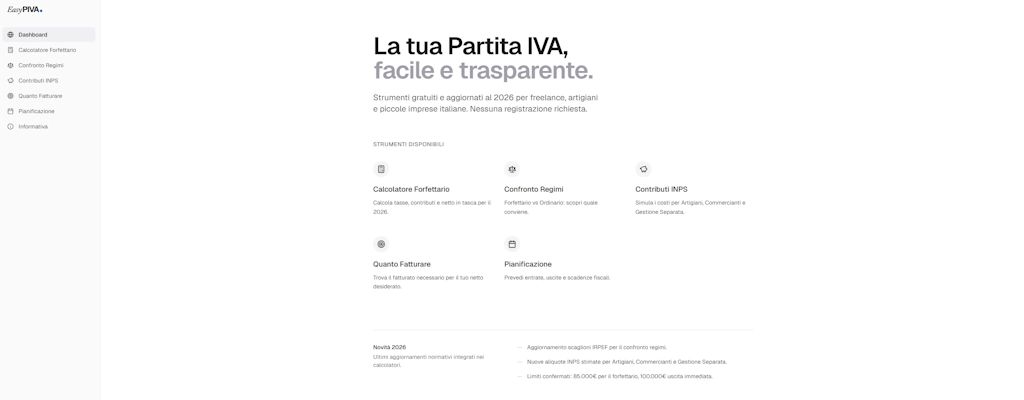 EasyPIVA open source tax tool
