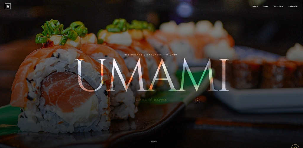 Umami Sushi Experience restaurant website